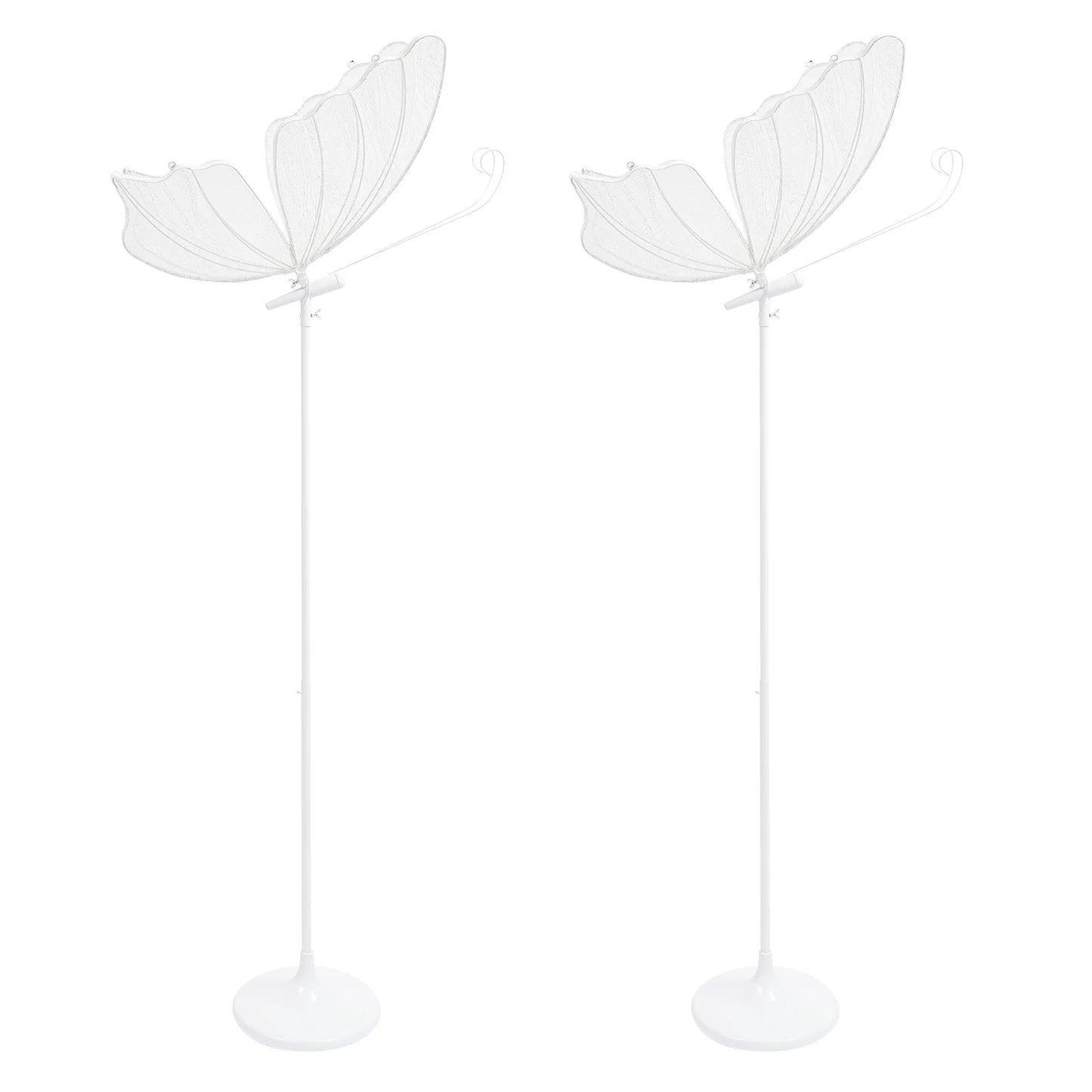 2PCS 48W Romantic Butterfly Floor Lamp, LED Light, Creative Butterflies Decoration Lights