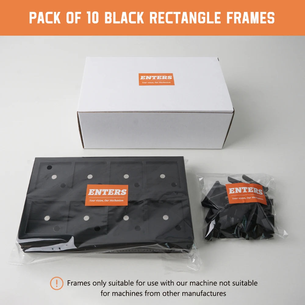 10Pcs 50*50mm Wonderful Blank Photo Frame, Insert Fridge Magnets, Mini Magnetic Refrigerator Photo Picture Frames